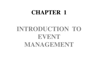 CHAPTER-1-PEM.pdf event management presentation | PDF