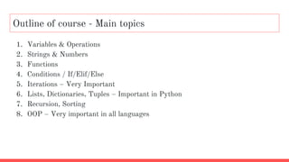 Python Intro Slides for Students CSC-148 Chapter 1 | PPTX
