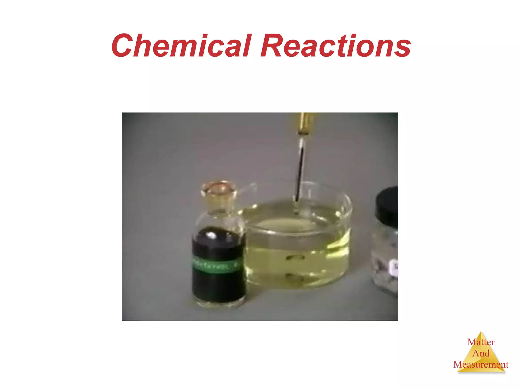 Chemical Reactions 