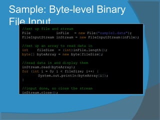 File Input & Output | PPT