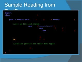 File Input & Output | PPT