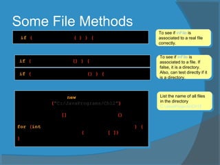 File Input & Output | PPT