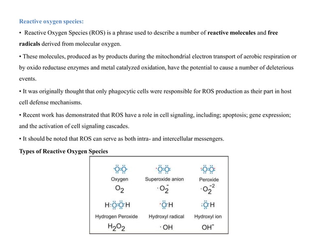 Reactive Oxygen Species,Reactive Nitrogen Species and Redox Signaling ...