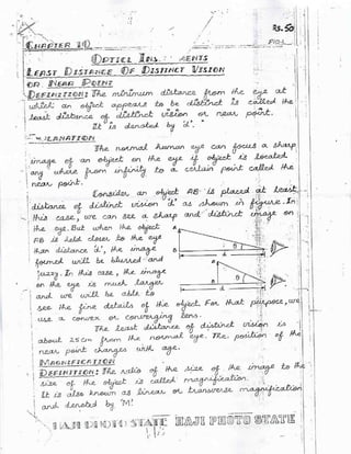 Physics (Part-1) Chapter 10 Notes | PDF