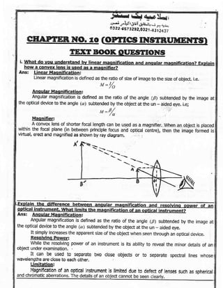 Physics (Part-1) Chapter 10 Notes | PDF