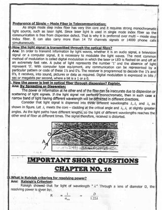 Physics (Part-1) Chapter 10 Notes | PDF