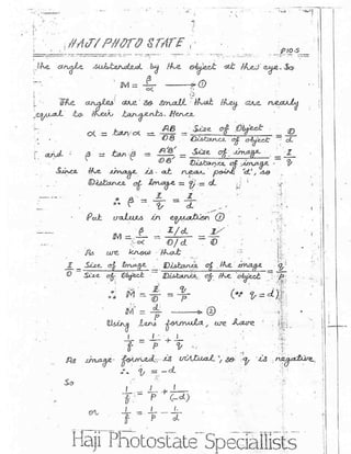 Physics (Part-1) Chapter 10 Notes | PDF