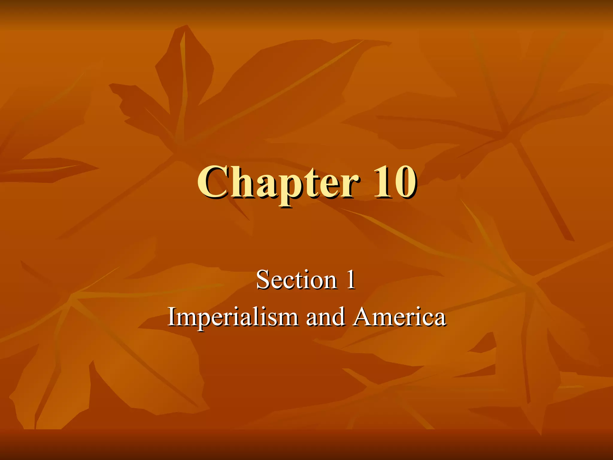 Chapter 10 Section 1 PPT