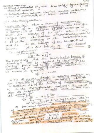 Chapter 10 photochemistry