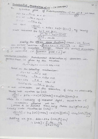 Chapter 10 photochemistry
