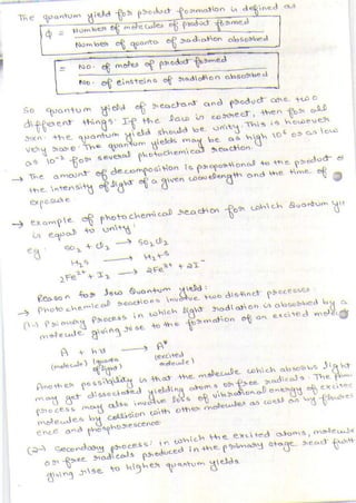 Chapter 10 photochemistry