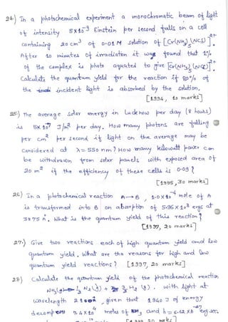 Chapter 10 photochemistry