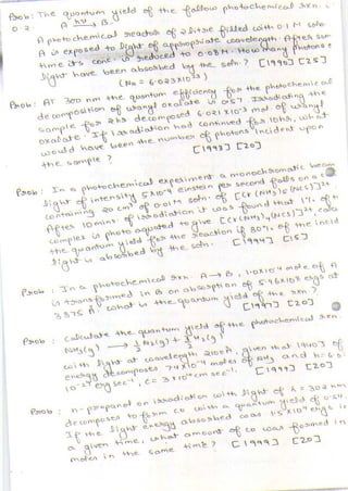 Chapter 10 photochemistry