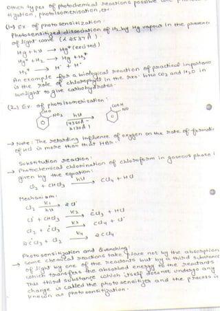 Chapter 10 photochemistry