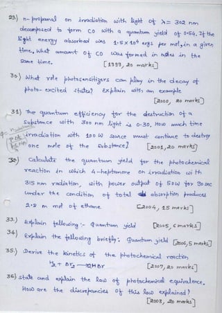 Chapter 10 photochemistry