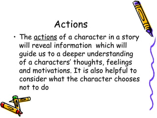 Chapter 10 understanding characterisation classslides PPT