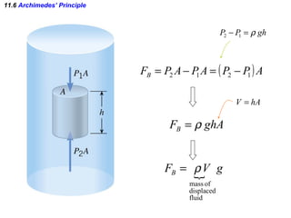 11.6  Archimedes’ Principle 