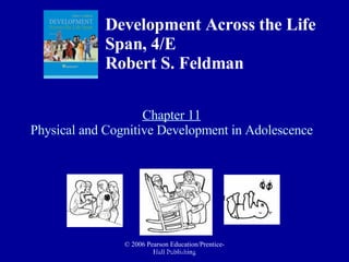 Chapter 11 Physical and Cognitive Development in Adolescence Development Across the Life Span, 4/E Robert S. Feldman   © 2006 Pearson Education/Prentice-Hall Publishing 