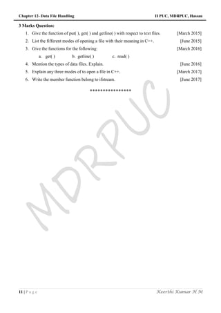 Chapter 12 Data File Handling Pdf Chapter 12 Data File Handling Pdf