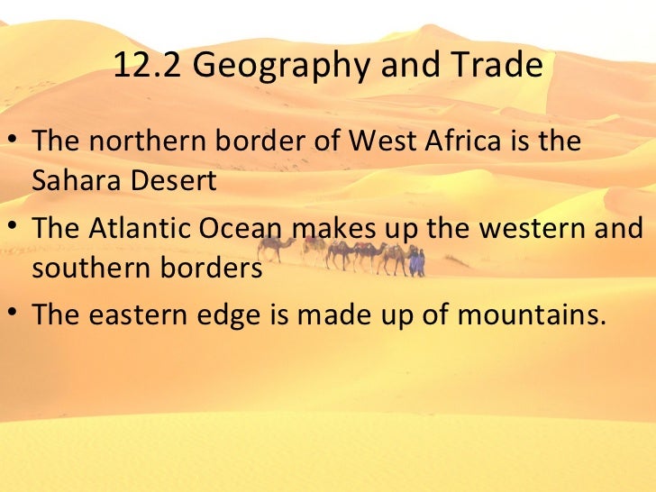 Chapter 12 Early Societies In West Africa