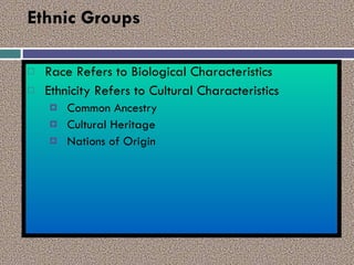 Chapter 12 Race And Ethnicity | PPT