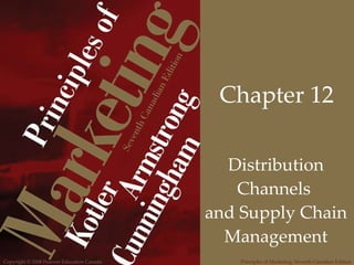 Chapter 12 Distribution Channels  and Supply Chain Management 
