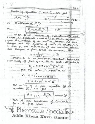 Physics (Part-2) Chapter 12 Notes