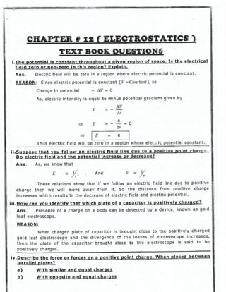 Physics (Part-2) Chapter 12 Notes