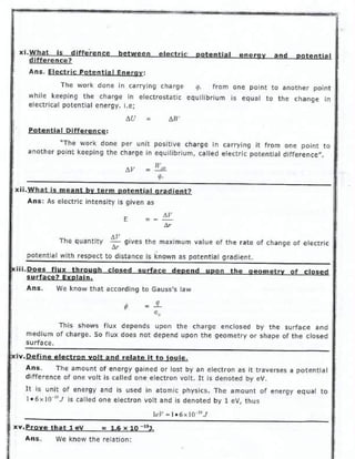 Physics (Part-2) Chapter 12 Notes