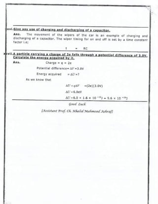 Physics (Part-2) Chapter 12 Notes
