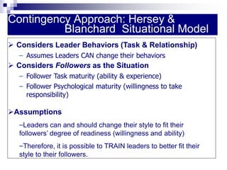 Basic Approaches to Leadership, Chapter-12- Organizational Behavior | PDF