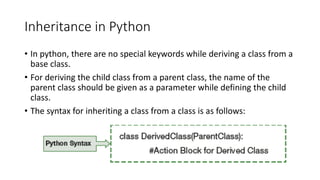 Comprehensive Guide to Inheritance in Python Programming | PDF