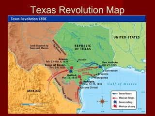 Texas Revolution Map
 