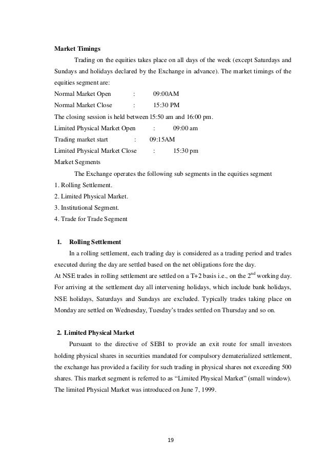 Screen based trading system was introduced nationwide by