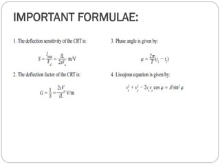 IMPORTANT FORMULAE:
 