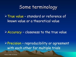 Simple True Value Examples Chapter 1(5)Measurement and Error | PPT
