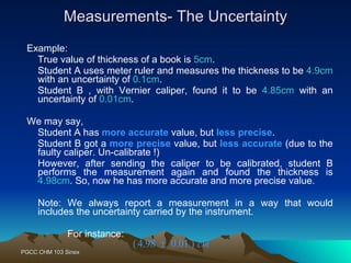 Measurement Uncertainty Example Ruler Chapter 1(5)Measurement and Error | PPT