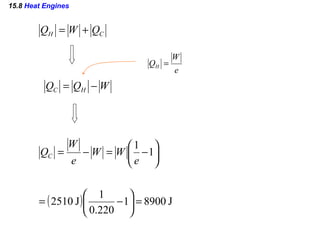15.8  Heat Engines 