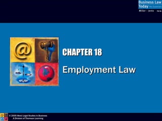 CHAPTER 18 Employment Law 