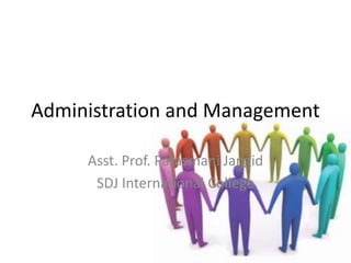Administration and Management | PPT