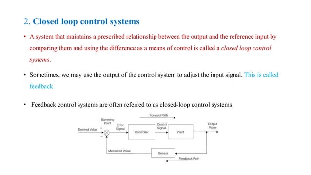 Chapter 1 basic components of control system