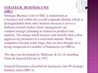 Therefore, it is top-level management that paves the way for other functional or operational management in an organizationDefinition:Glueck – Strategic Management can be defined as a set of decisions, actions resulting in formulations & implementation of strategies designed to achieve the objectives of enterprise.