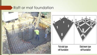Raft or mat foundation
 