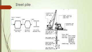 Steel pile
 