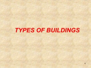 TYPES OF BUILDINGS
4
 