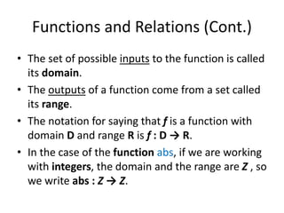 Theory of Computation "Chapter 1, introduction" | PPTX