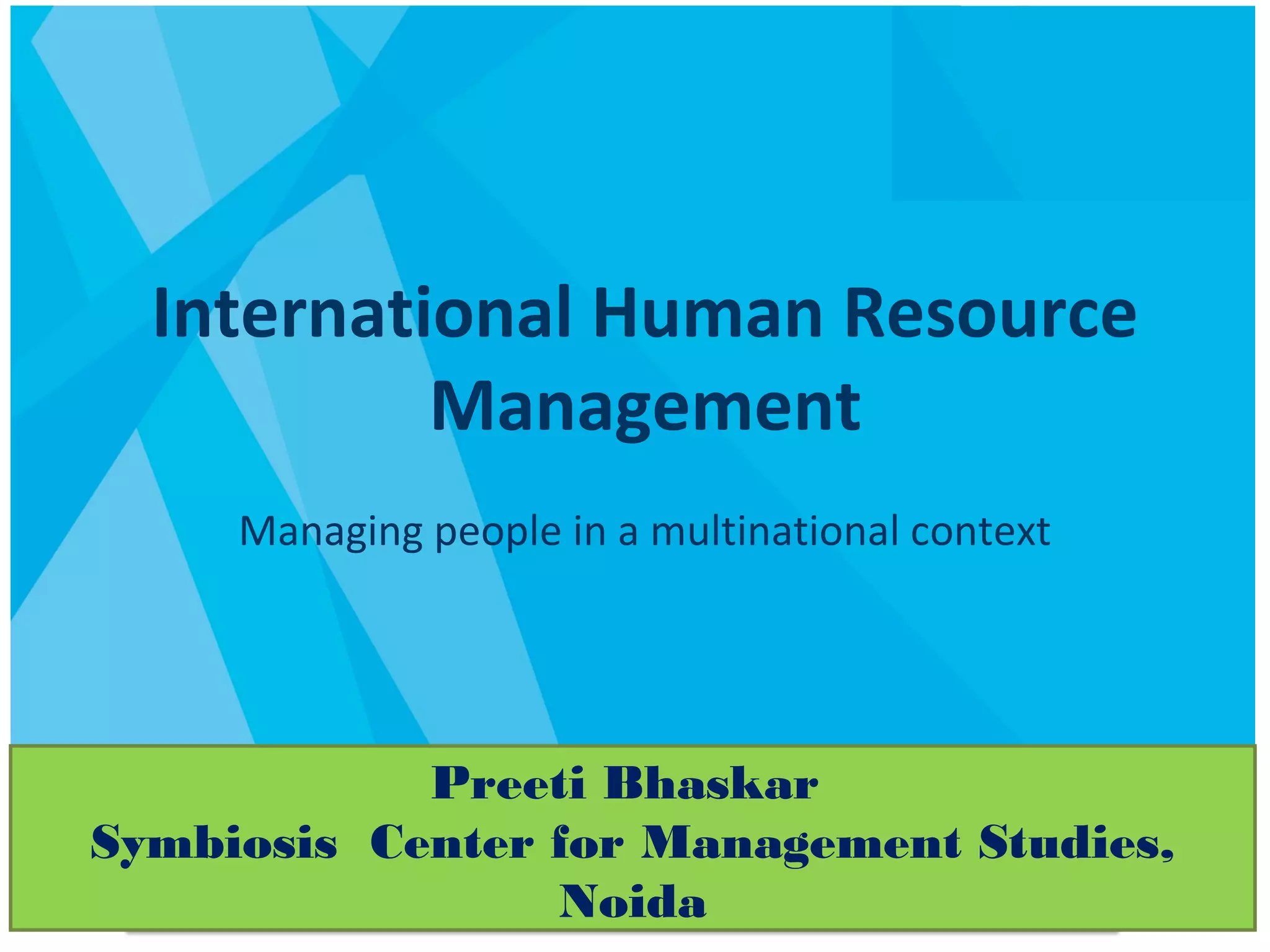 Chapter 1 Introduction To Ihrm PPT chapter-1-introduction-to-ihrm-ppt