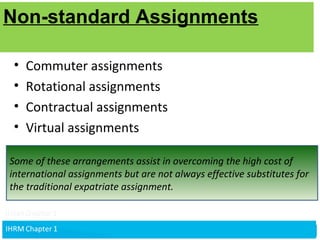 Standard Assignment Chapter 1 introduction to ihrm | PPT