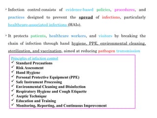 Introduction to an Infection Control . | PPTX