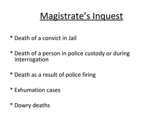 Forensic medicine- legal procedure | PPT
